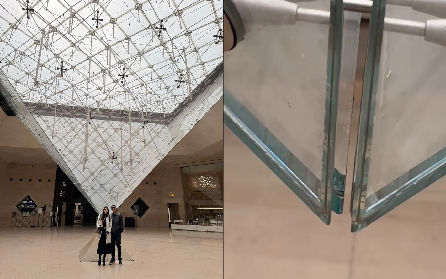 Brasileiro viraliza ao avaliar acabamento da pirâmide do Louvre: 'Pensa num vidraceiro ruim'